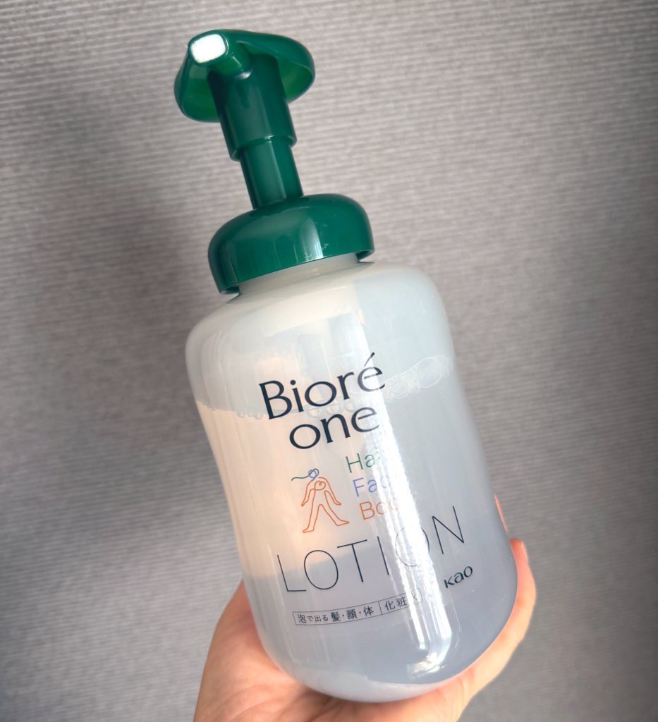 ビオレone泡で出る化粧水 コンフォートサボンの香り/ビオレ/化粧水を使ったクチコミ（2枚目）