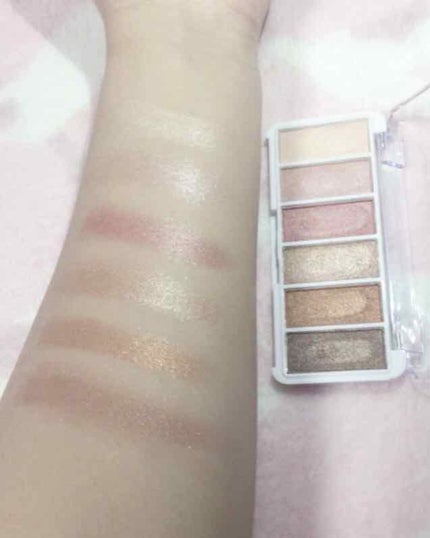 AC 6カラーアイパレット/DAISO/アイシャドウパレットを使ったクチコミ(2枚目)