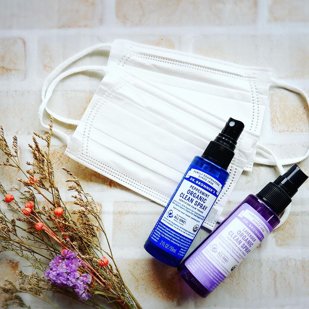 オーガニッククリーンスプレー   ラベンダー/Dr. Bronner's Magic Soaps(海外)/その他を使ったクチコミ(2枚目)