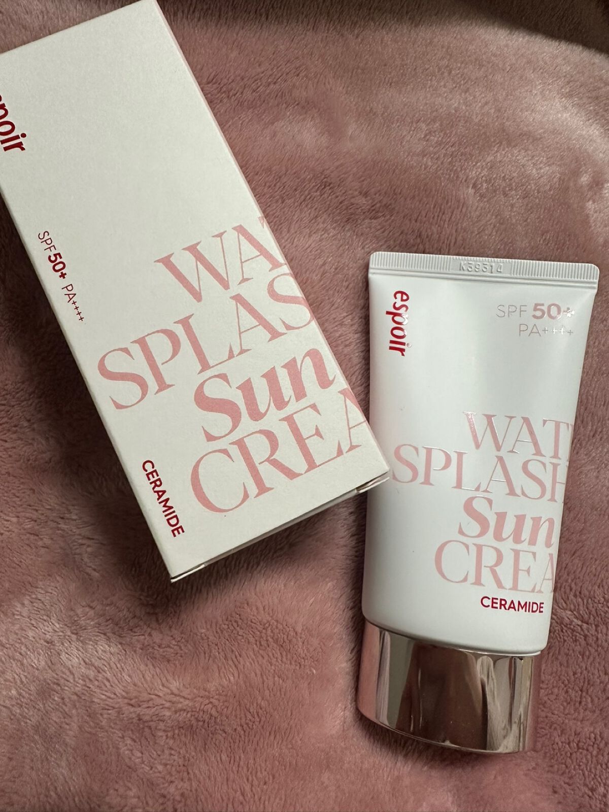 ウォータースプラッシュサンクリーム セラミド/espoir/日焼け止めクリームを使ったクチコミ(1枚目)