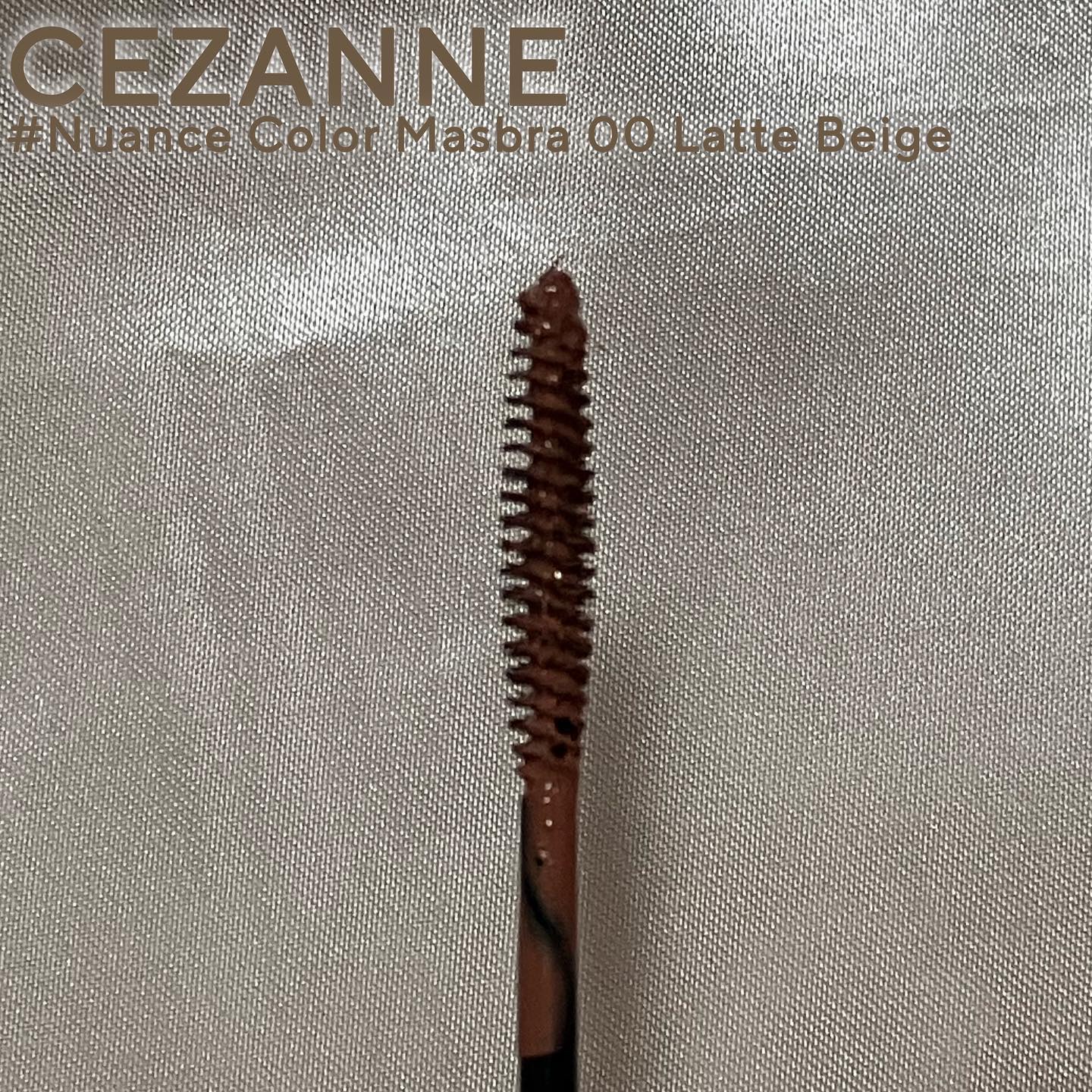 ニュアンスカラーマスカラ 00 ラテベージュ/CEZANNE/マスカラを使ったクチコミ（3枚目）