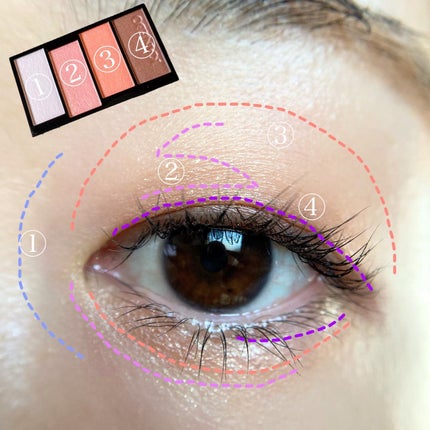 カラードシャドウ/KANEBO/アイシャドウパレットを使ったクチコミ(6枚目)