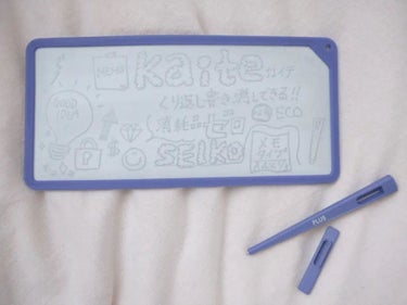 seiko_official on LIPS 「インクなしでくり返し使えるメモ「Kaite」◤◢◤◢◤◢◤◢◤..」（4枚目）