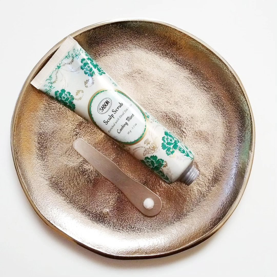 ヘッドスクラブ リフレッシング(ミント)/SABON/ヘッドスクラブを使ったクチコミ（2枚目）