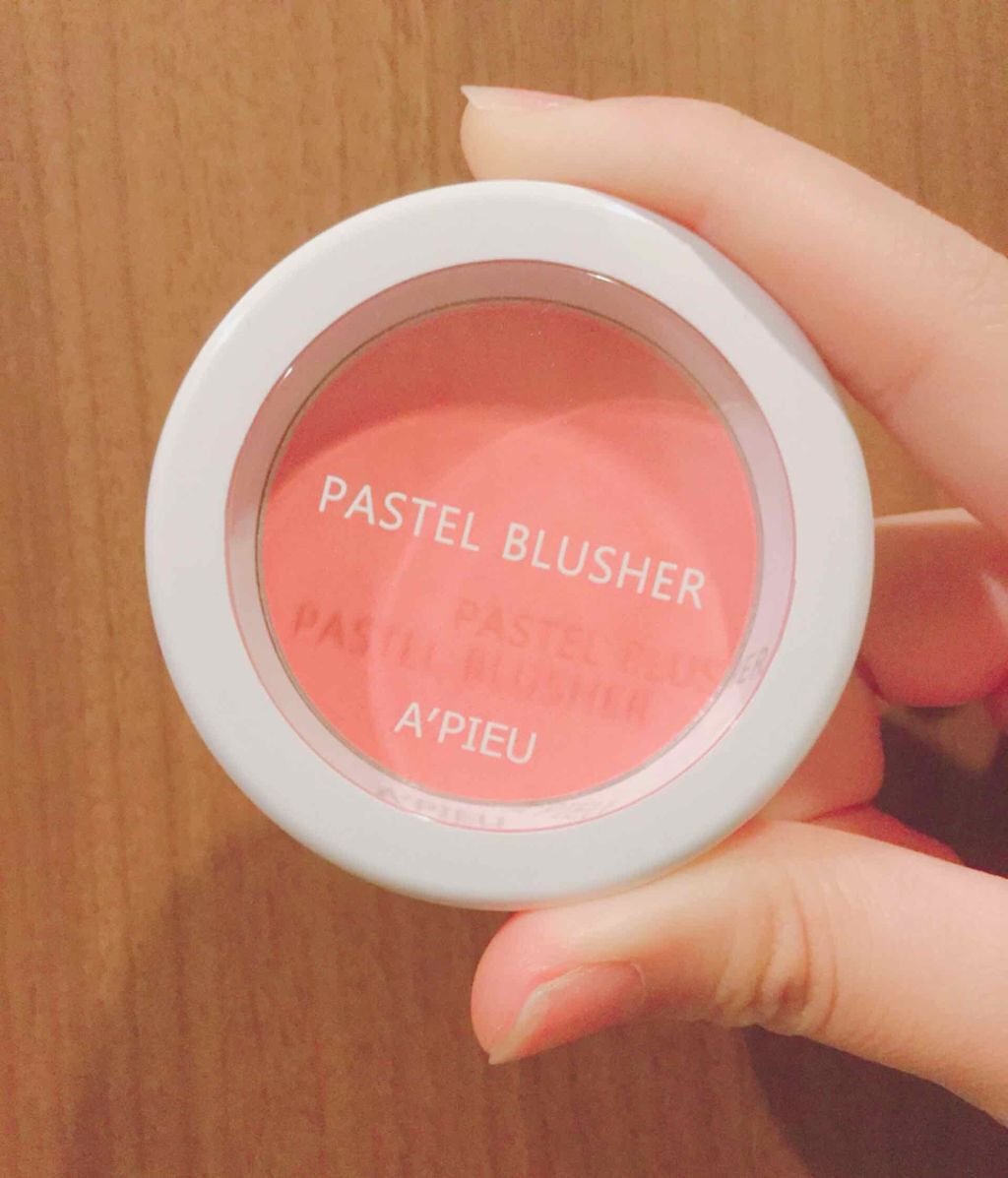 アピュー パステルブラッシャー/A’pieu/パウダーチークを使ったクチコミ（1枚目）