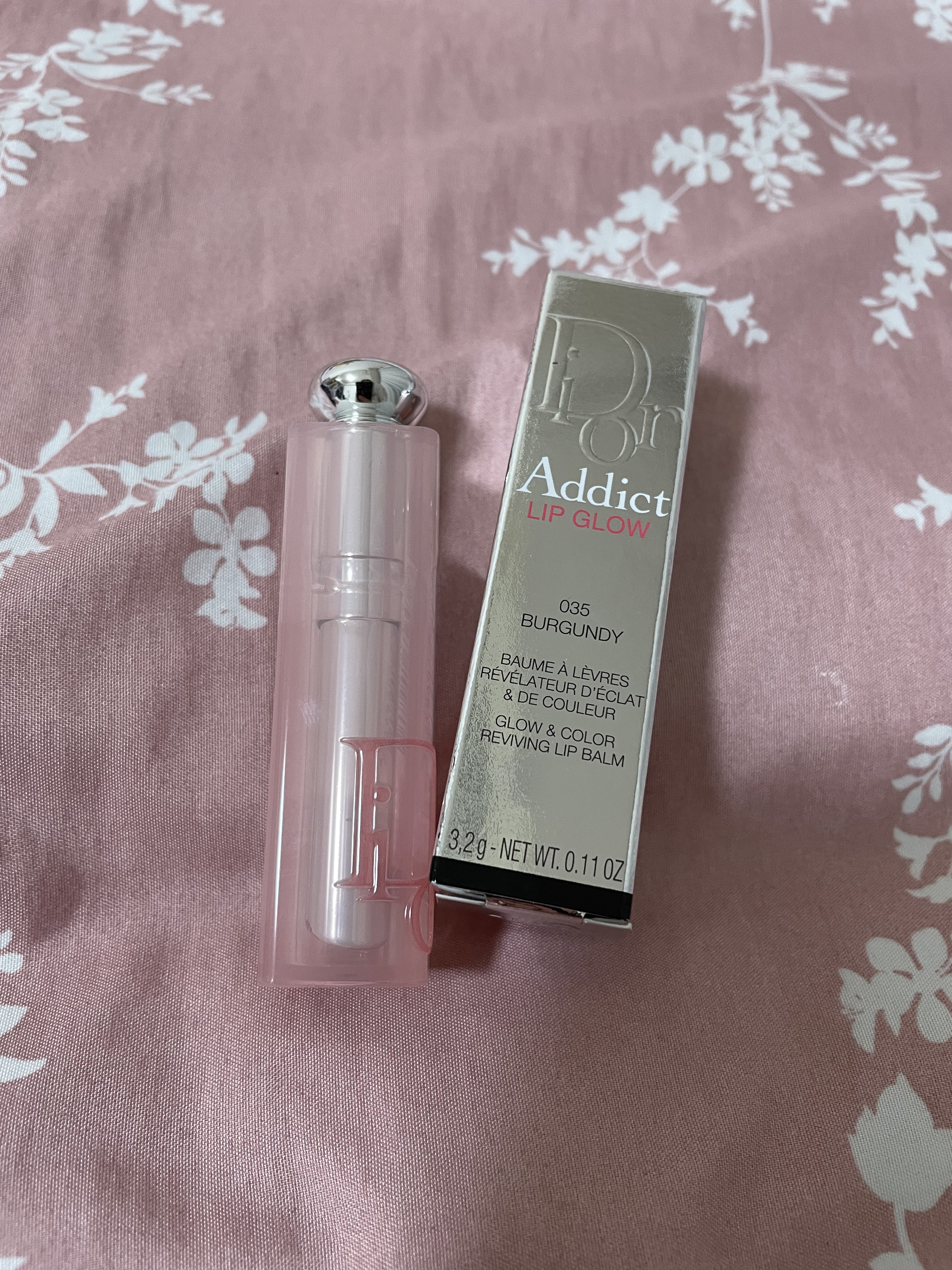 ディオール アディクト リップ グロウ 035 バーガンディー/Dior/リップバームを使ったクチコミ（1枚目）