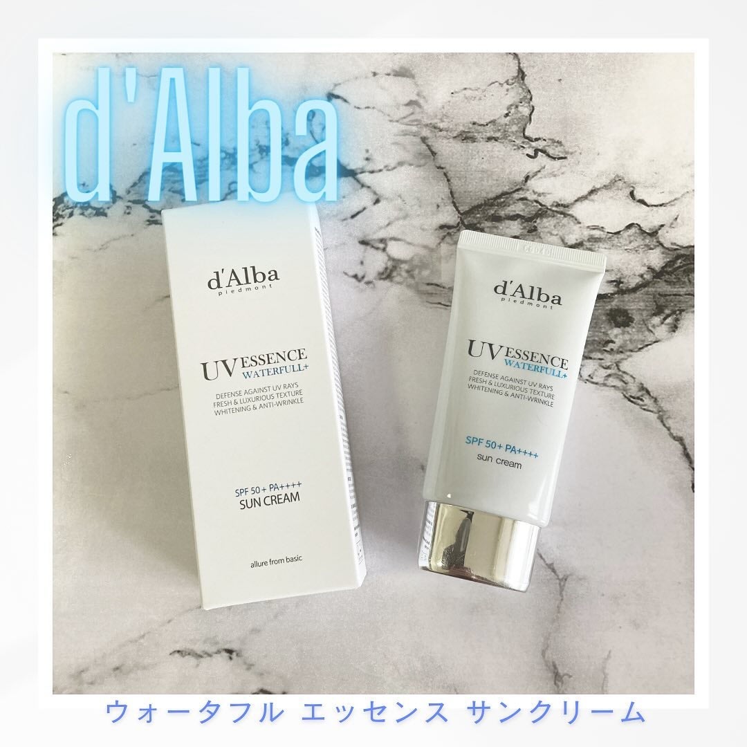 ダルバ ウォータフル エッセンス サンクリーム/ダルバ/日焼け止めクリームを使ったクチコミ(1枚目)