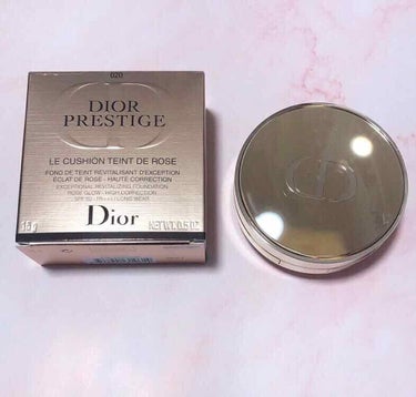 Dior プレステージ ル クッション タン ドゥ ローズのクチコミ「仕上がりが綺麗すぎるクッションファンデ♡
500枚のバラの花びらから生まれた🌹贅沢すぎるDio.....」（2枚目）