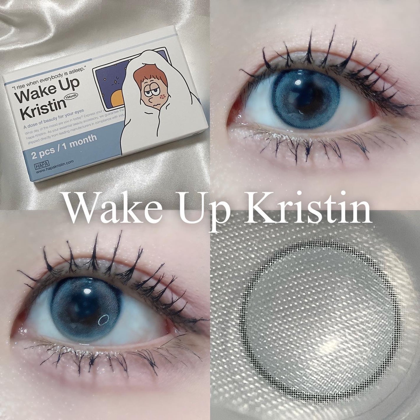 Wake Up Kristin/Hapa kristin/1ヶ月(1MONTH)カラコンを使ったクチコミ(1枚目)