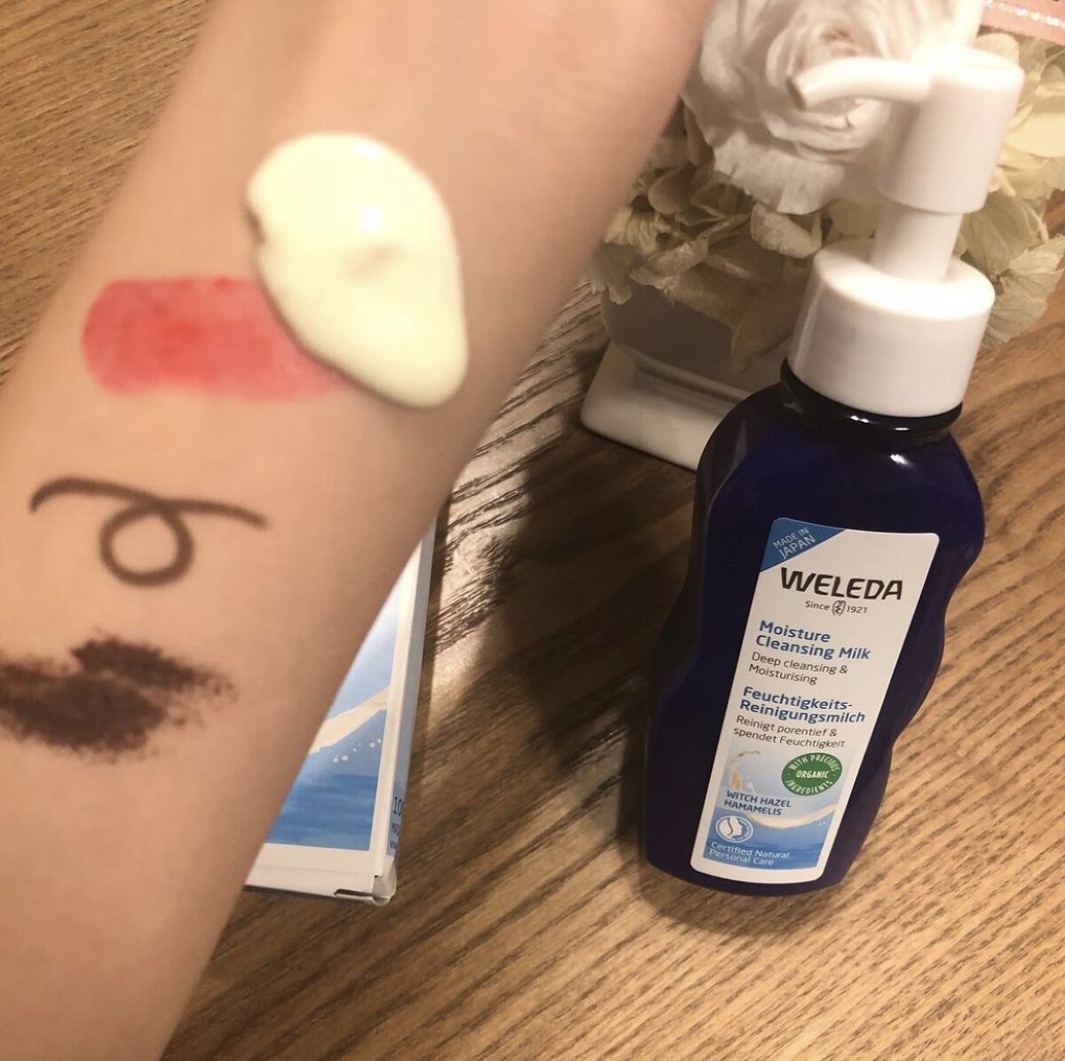モイスチャー クレンジングミルク/WELEDA/ミルククレンジングを使ったクチコミ（2枚目）