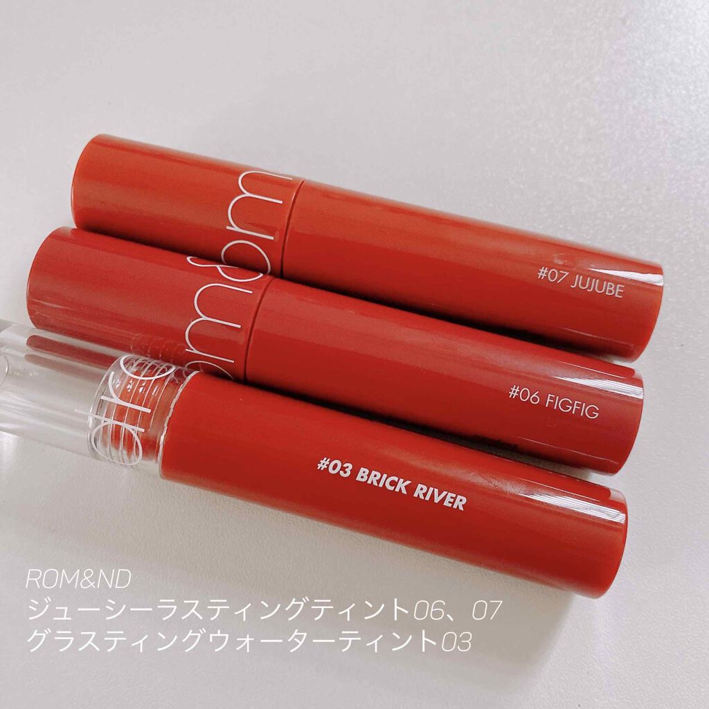グラスティングウォーターティント/rom&nd/リップティントを使ったクチコミ（1枚目）