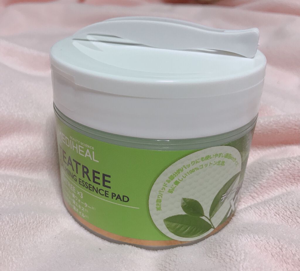 ティーツリーカーミングエッセンスパッド/MEDIHEAL/トナーパッドを使ったクチコミ（2枚目）