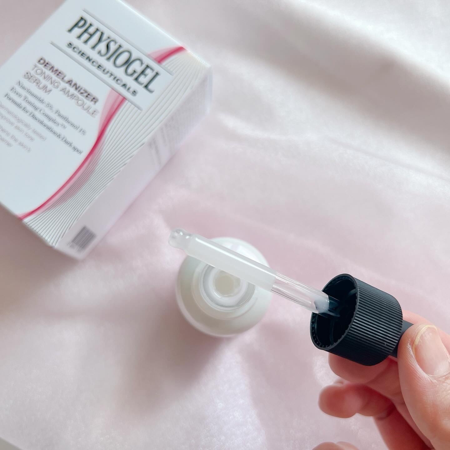 ディメラナイザートーニングアンプル/PHYSIOGEL/美容液を使ったクチコミ（2枚目）