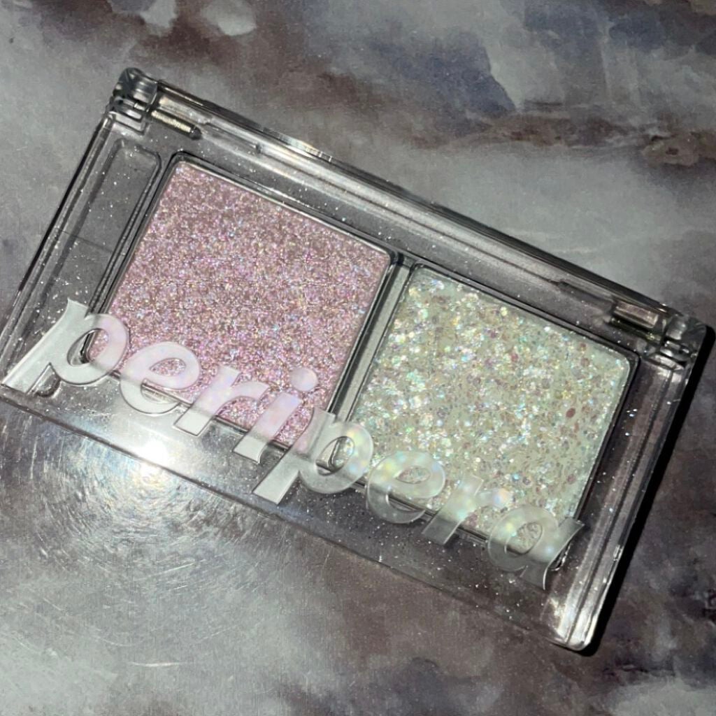 デュオ ポケット グリッター シャドウ/PERIPERA/アイシャドウパレットを使ったクチコミ(1枚目)