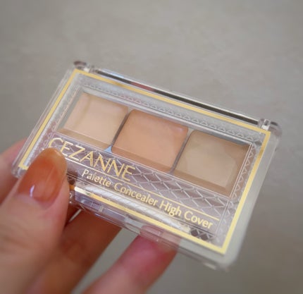 パレットコンシーラー ハイカバー/CEZANNE/パレットコンシーラーを使ったクチコミ(1枚目)