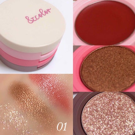 3inコンパクト リップ&アイズ/アンドカラー/単色アイシャドウを使ったクチコミ(3枚目)