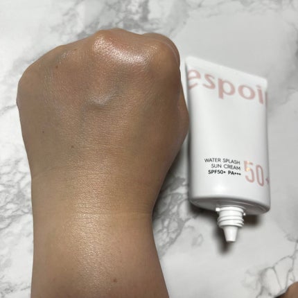 ウォータースプラッシュサンクリーム/espoir/日焼け止め・UVケアを使ったクチコミ(4枚目)