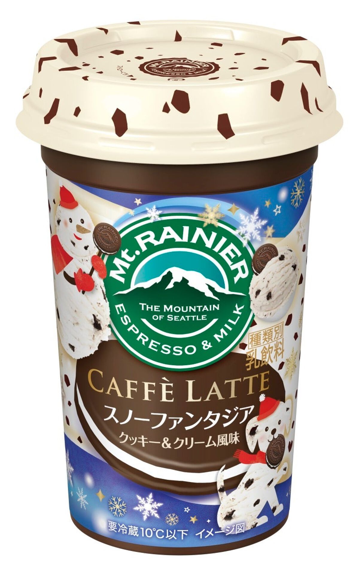 マウントレーニア スノーファンタジア クッキー&クリーム風味 / 森永乳業