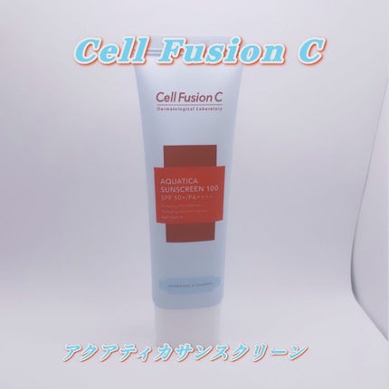 アクアティカサンスクリーン100/Cell Fusion C(セルフュージョンシー)/日焼け止めクリームを使ったクチコミ(1枚目)