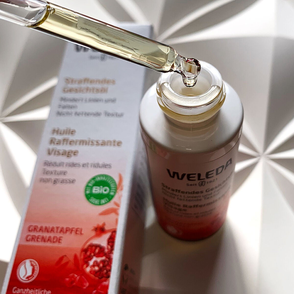 ざくろ フェイシャルオイル/WELEDA/フェイスオイルを使ったクチコミ(1枚目)