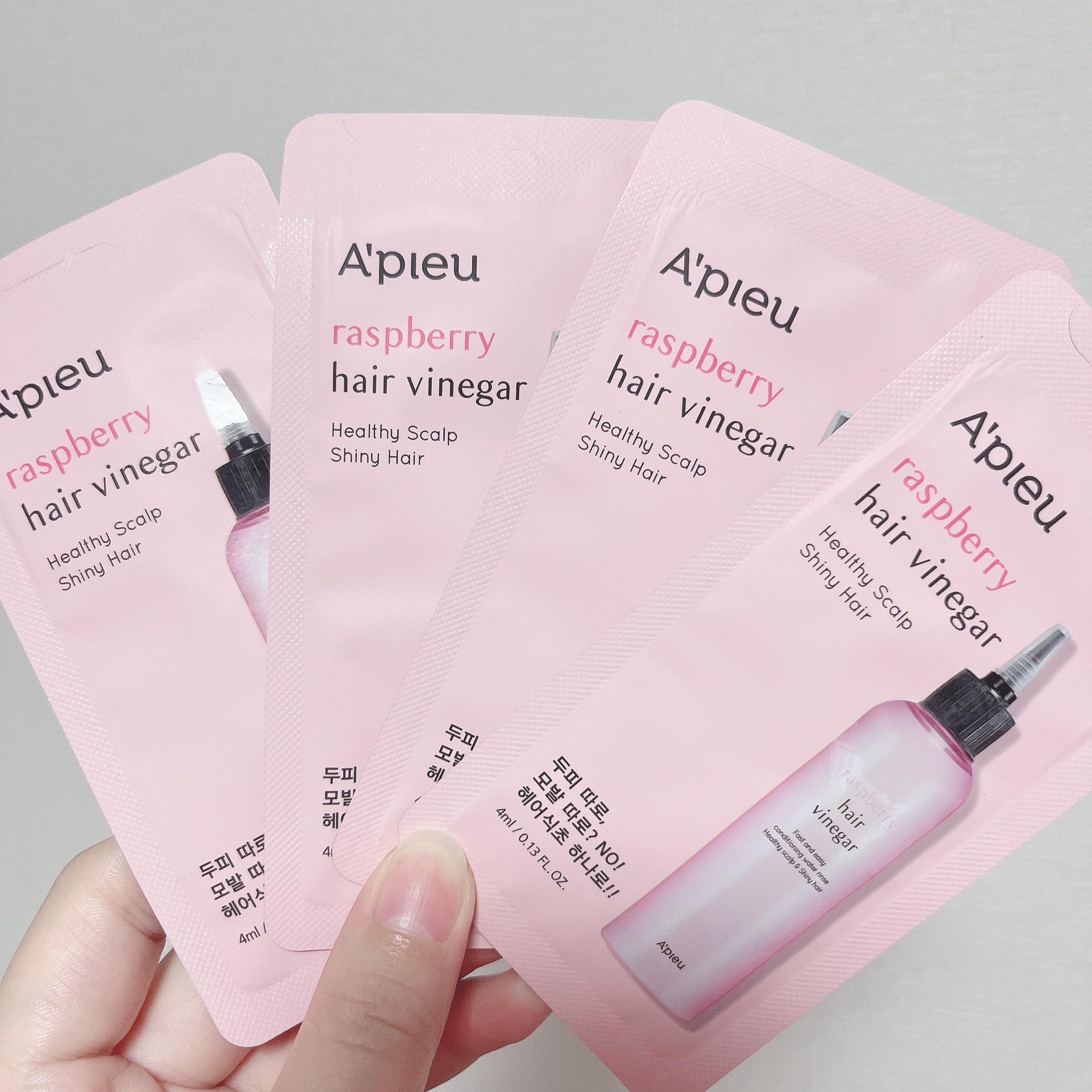 ラズベリー ヘアビネガー/A’pieu/頭皮ローションを使ったクチコミ（1枚目）