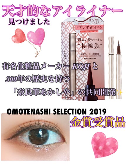 キワミフデ リキッドアイライナー/KIWAMIFUDE/リキッドアイライナーを使ったクチコミ(1枚目)