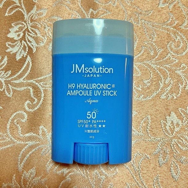 日焼け止めスティック H9ヒアルロニックアンプルUVスティック AQUA/JMsolution/日焼け止めスティックを使ったクチコミ（3枚目）