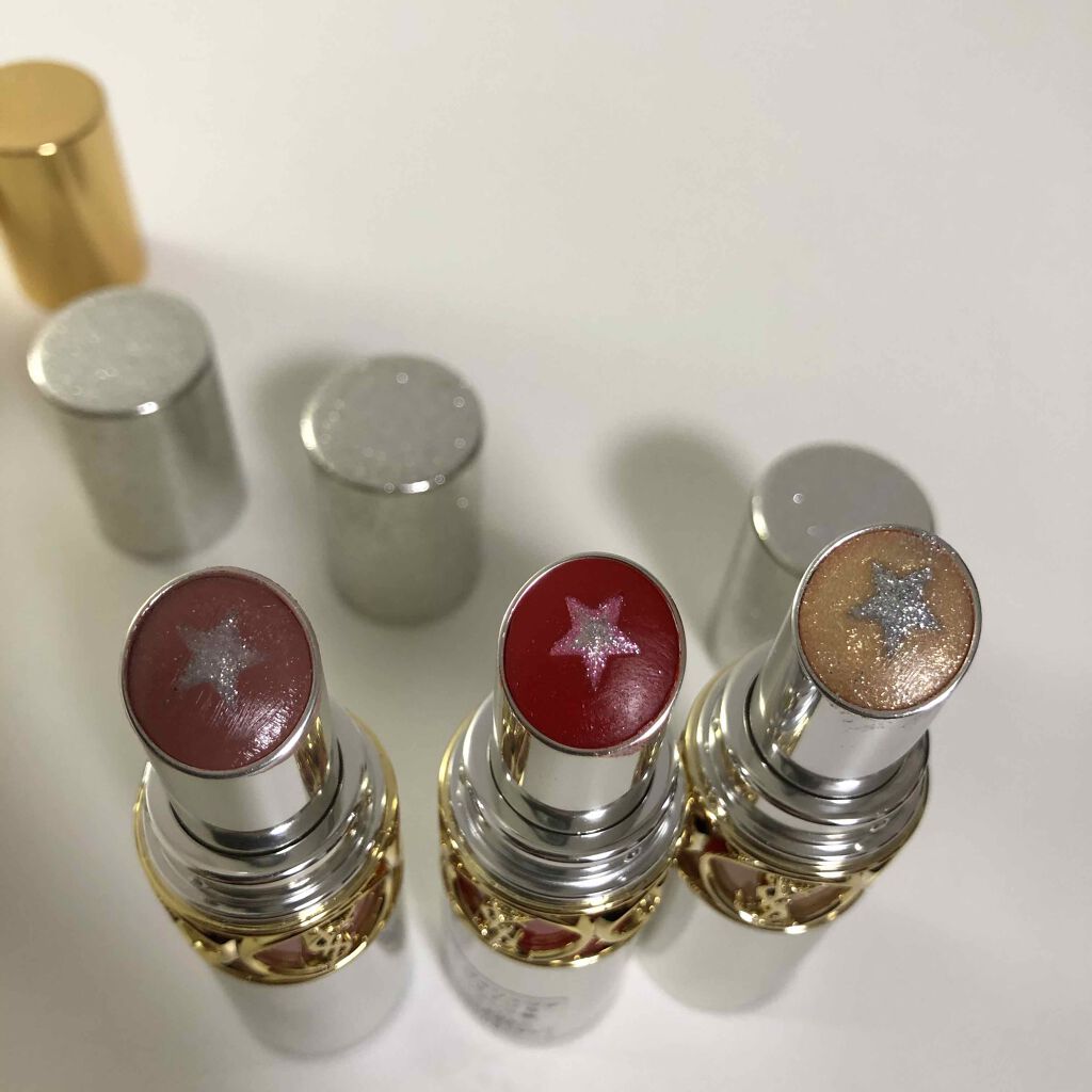 ルージュ ヴォリュプテ シャイン/YVES SAINT LAURENT BEAUTE/口紅を使ったクチコミ(2枚目)