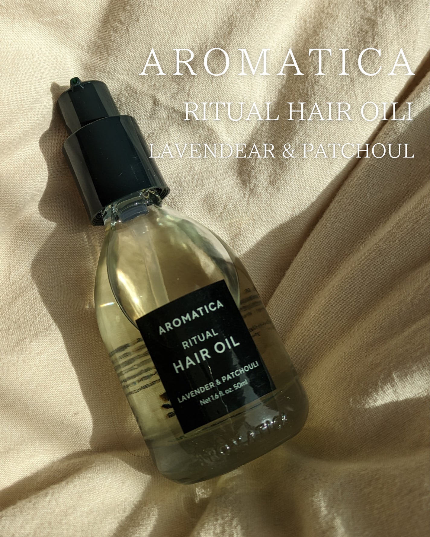 リチュアルヘアオイルラベンダー&パチョリ/AROMATICA/ヘアオイルを使ったクチコミ(2枚目)