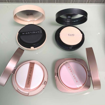 マジックスノークッション ブラック 2.0/APRILSKIN/クッションファンデーションを使ったクチコミ(2枚目)