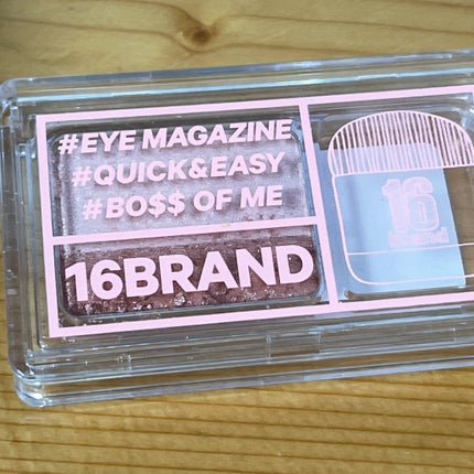 16 EYE MAGAZINE/16BRAND/アイシャドウパレットを使ったクチコミ(1枚目)