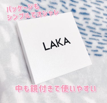 ジャストチーク/Laka/パウダーチークを使ったクチコミ（2枚目）