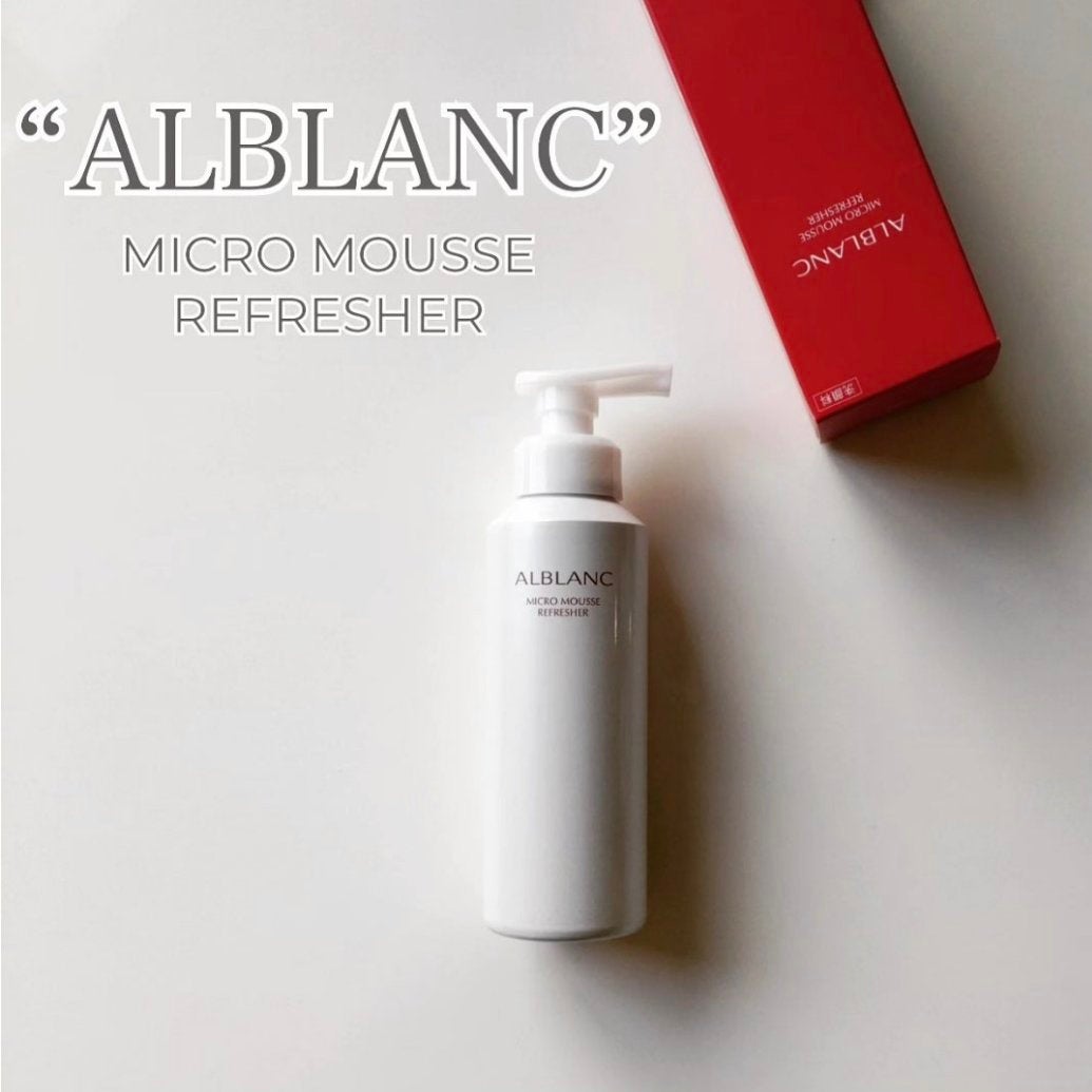 マイクロムース リフレッシャー/ALBLANC/泡洗顔を使ったクチコミ(1枚目)