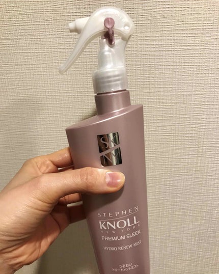 プレミアムスリーク ハイドロリニュー ミスト リッチモイスト(しっとりタイプ)/スティーブンノル ニューヨーク/ヘアミストを使ったクチコミ(1枚目)