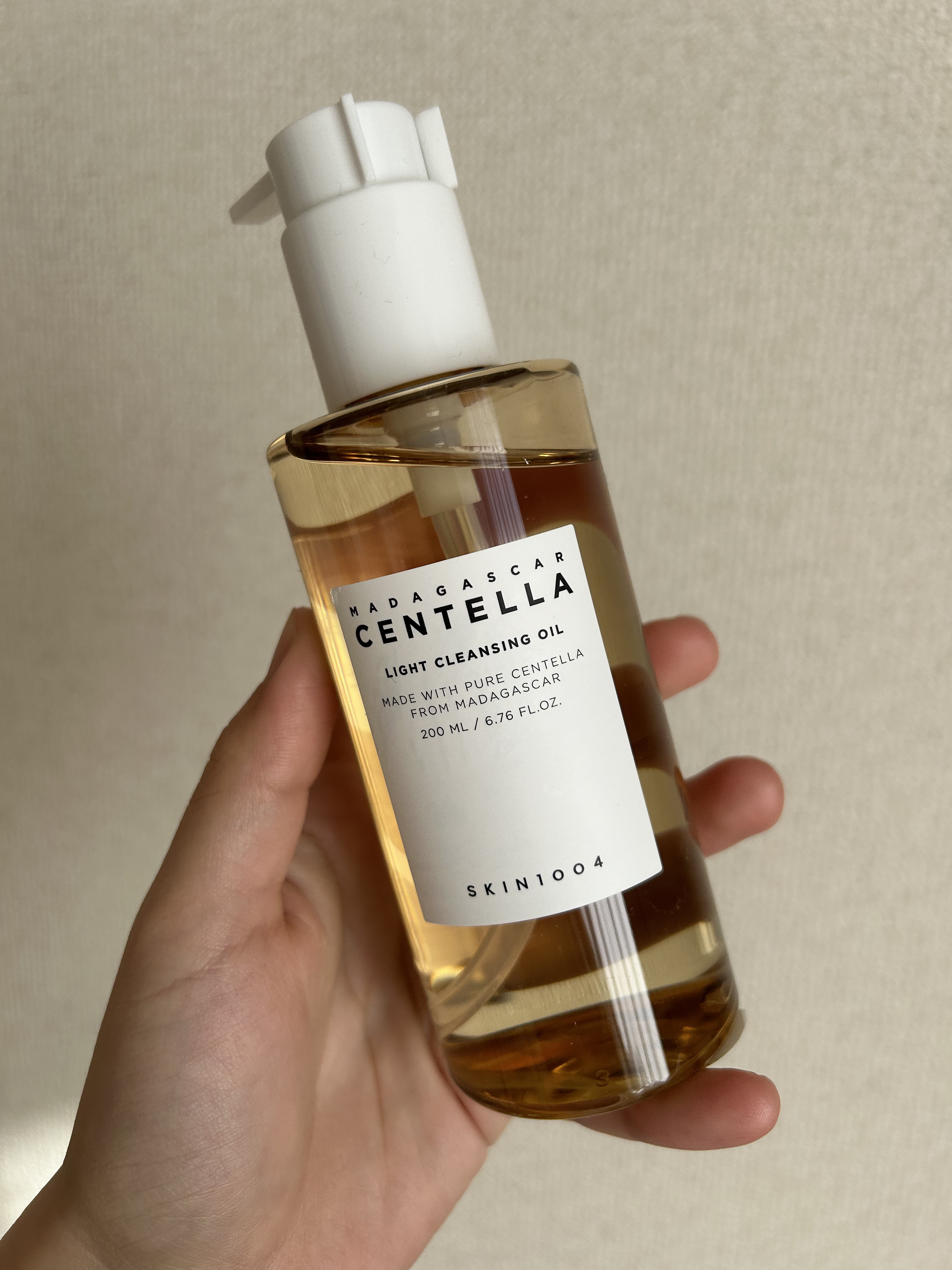 センテラ ライトクレンジングオイル/SKIN1004/オイルクレンジングを使ったクチコミ（1枚目）