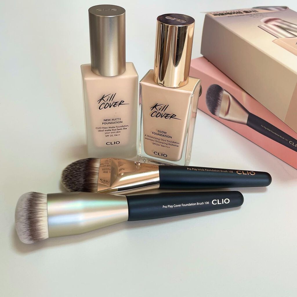 キルカバー グロウ ファンデーション/CLIO/リキッドファンデーションを使ったクチコミ(5枚目)