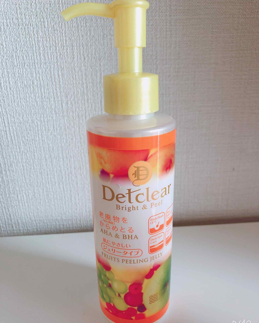 DETクリア ブライト&ピール ピーリングジェリー<ミックスフルーツの香り>/Detclear/ピーリングを使ったクチコミ(2枚目)