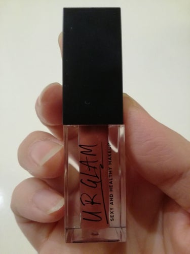 UR GLAM　LIP OIL ピンクブラウン/U R GLAM/リップグロスを使ったクチコミ（1枚目）