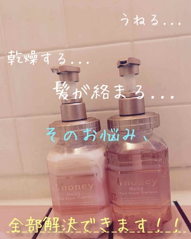 &honey Melty モイストリペア シャンプー1.0／モイストリペア ヘアトリートメント2.0/&honey/シャンプー・コンディショナーを使ったクチコミ（1枚目）