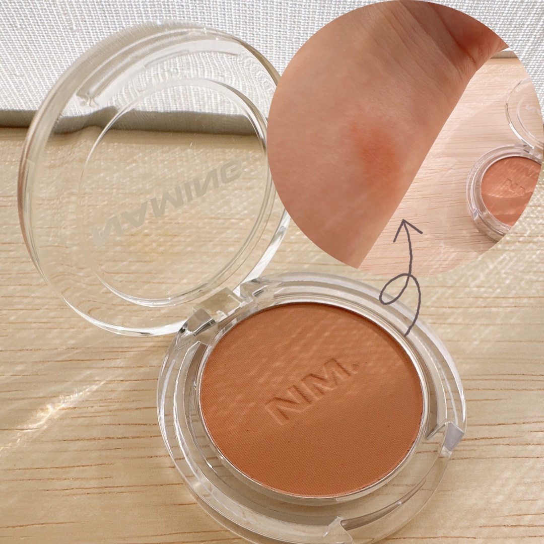 ネーミング フラッフィーパウダーブラッシュ 01/NAMING./パウダーチークを使ったクチコミ（3枚目）