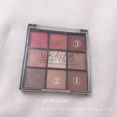 UR GLAM　BLOOMING EYE COLOR PALETTE/U R GLAM/アイシャドウパレットを使ったクチコミ（3枚目）