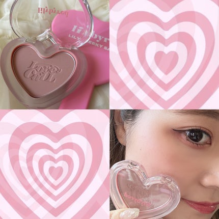 Luv Beam Blur Cheek/lilybyred/パウダーチークを使ったクチコミ(4枚目)