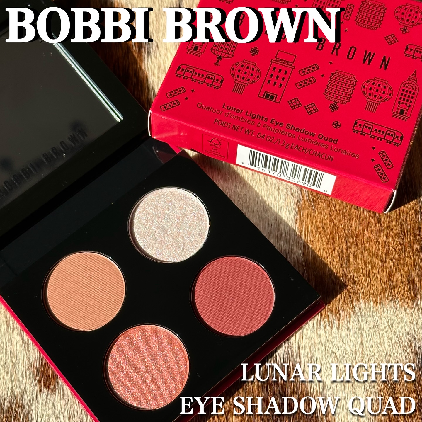 ルナ ライツ アイシャドウ クォード【LUNAR NEW YEAR COLLECTION】/BOBBI BROWN/アイシャドウパレットを使ったクチコミ（1枚目）