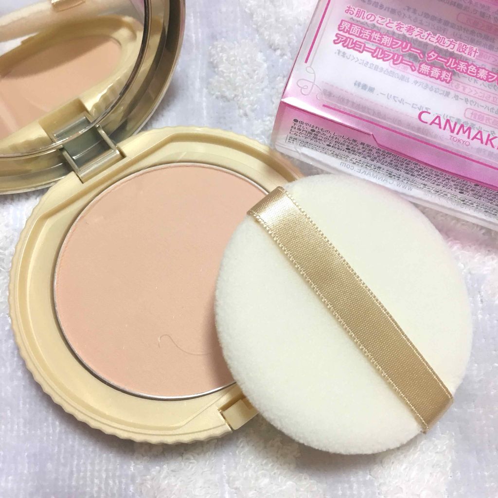 【旧品】マシュマロフィニッシュパウダー/キャンメイク/プレストパウダーを使ったクチコミ(1枚目)