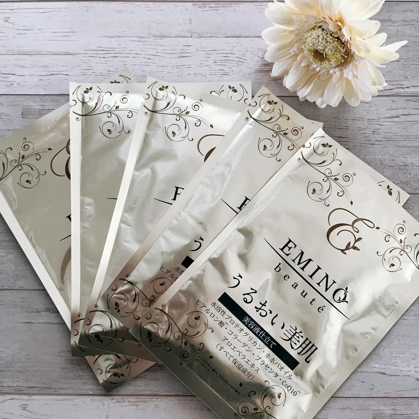 モイスチャーリッチフェイスマスク/エミーノボーテ/シートマスク・パックを使ったクチコミ（1枚目）