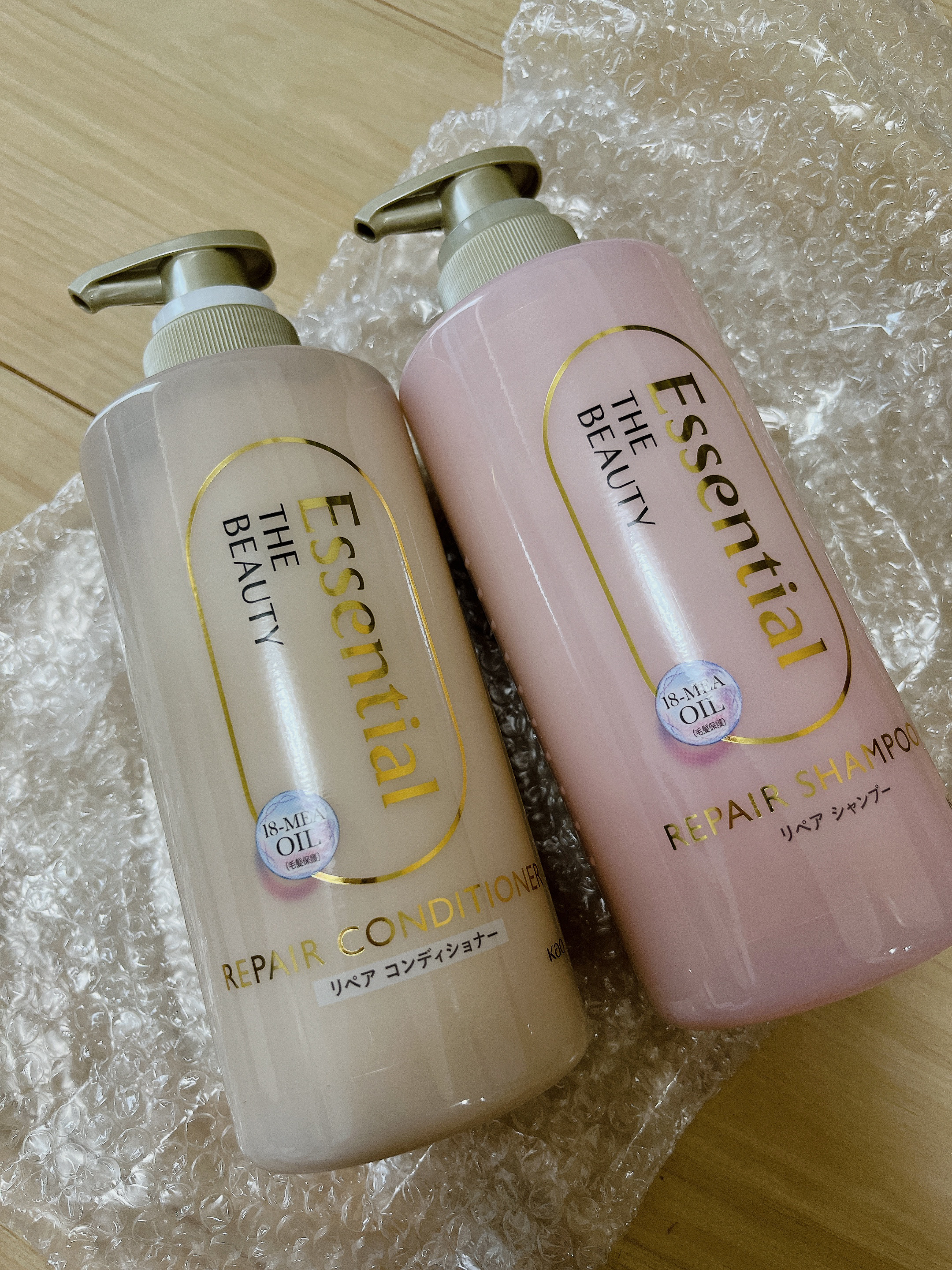 ザビューティ リペアシャンプー・コンディショナー/エッセンシャル/市販シャンプーを使ったクチコミ（1枚目）