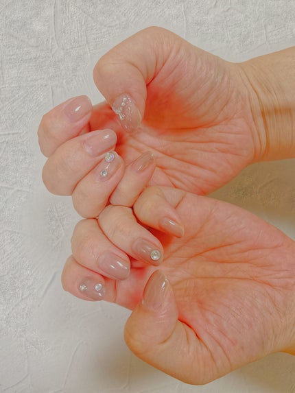 ジェルネイル(ライト対応)/セリア/ジェルネイルを使ったクチコミ(2枚目)