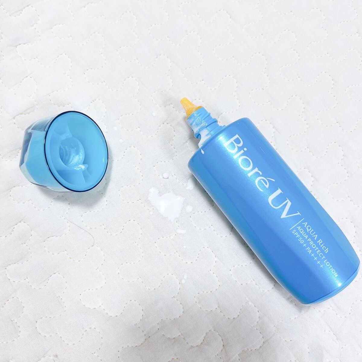 ビオレUV アクアリッチ アクアプロテクトローション(水層パック)/ビオレ/日焼け止めローションを使ったクチコミ(1枚目)