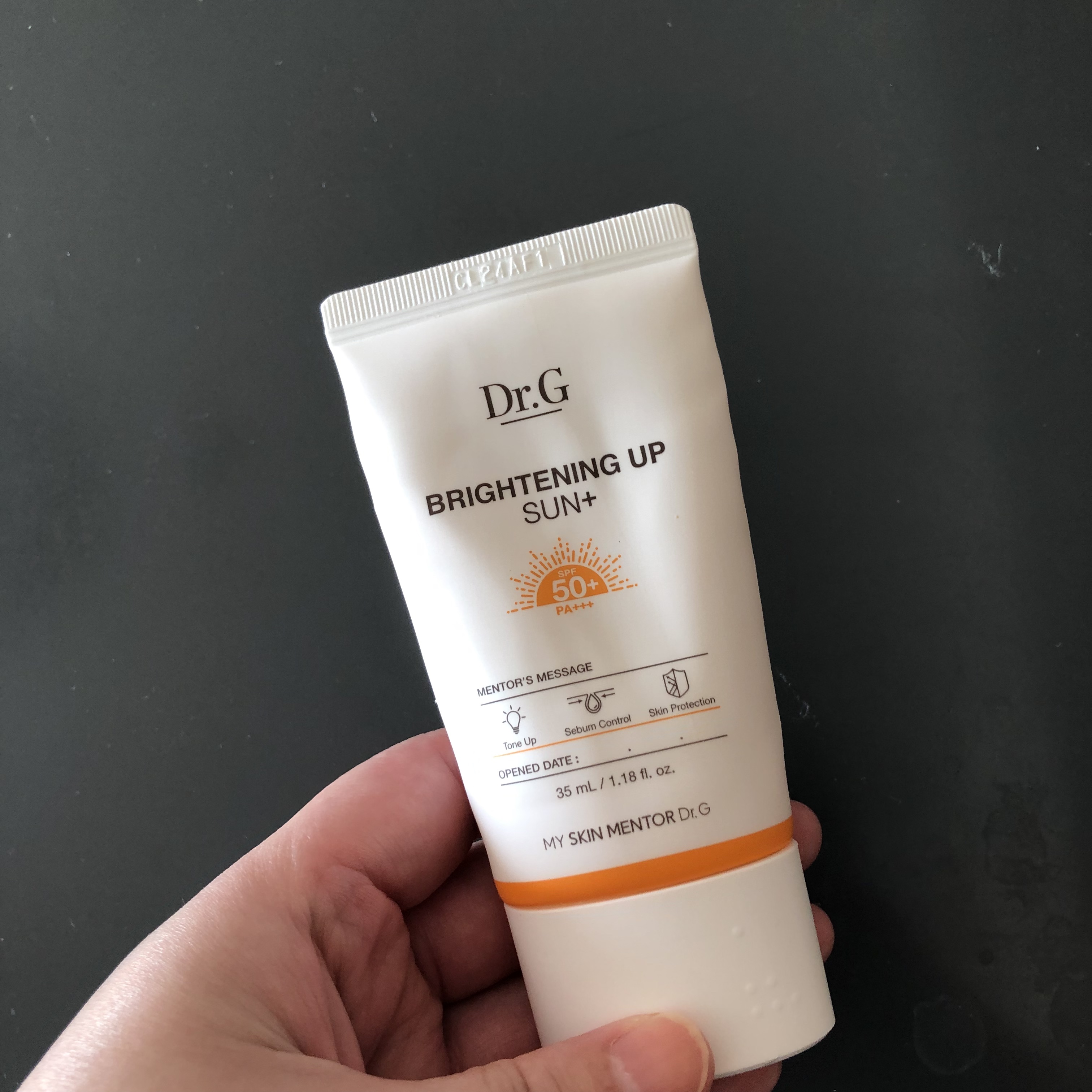 ブライトニングアップサンプラス 35ml/Dr.G/日焼け止めクリームを使ったクチコミ（1枚目）