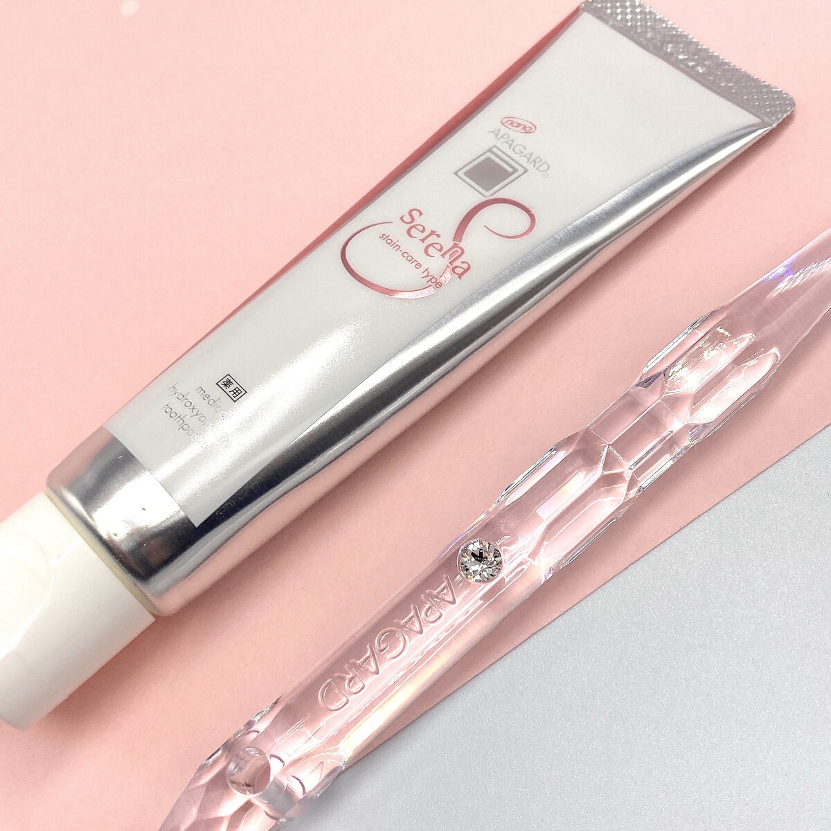 アパガードクリスタル歯ブラシ/アパガード/歯ブラシを使ったクチコミ（2枚目）